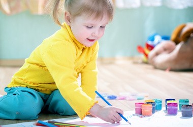 Дитяча розмальовка для знайомства з цифрами