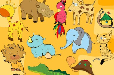 Дитяча розмальовка «Тварини»