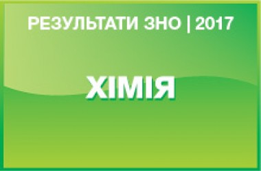 Хімія. Результати ЗНО 2017 року