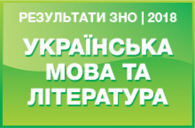 Українська мова і література. Результати ЗНО 2018 року