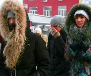 Через сильний мороз донецьких школярів відправляють додому