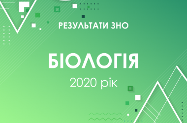 Біологія. Результати ЗНО 2020 року