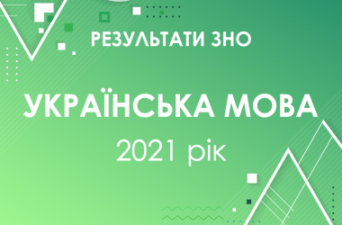 Українська мова. Результати ЗНО 2021 року
