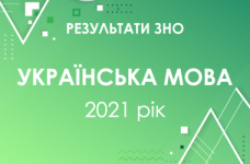 Українська мова. Результати ЗНО 2021 року