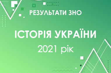 Історія України. Результати ЗНО 2021 року
