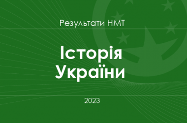 Історія України. Результати НМТ 2023 року
