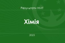 Хімія. Результати НМТ 2023 року