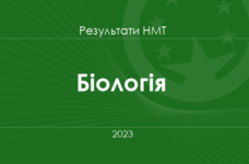 Біологія. Результати НМТ 2023 року
