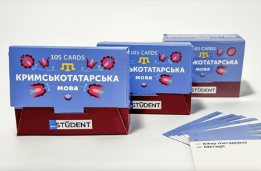 В Україні створили набір карток для вивчення кримськотатарської мови