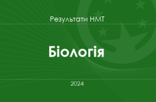 Біологія. Результати НМТ 2024 року