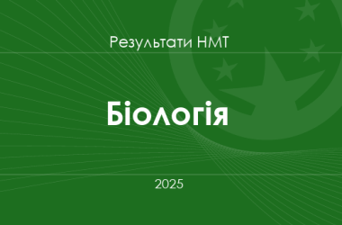 Біологія. Результати НМТ 2025 року