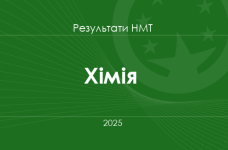 Хімія. Результати НМТ 2025 року