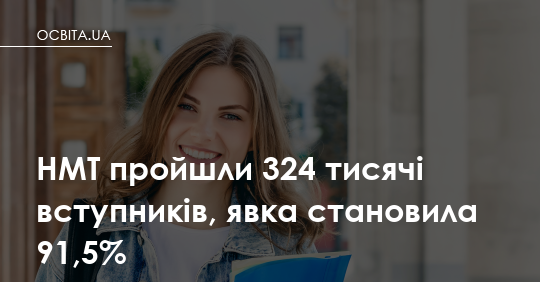 324 тисячі абітурієнтів склали НМТ: явка виявилася рекордно високою
